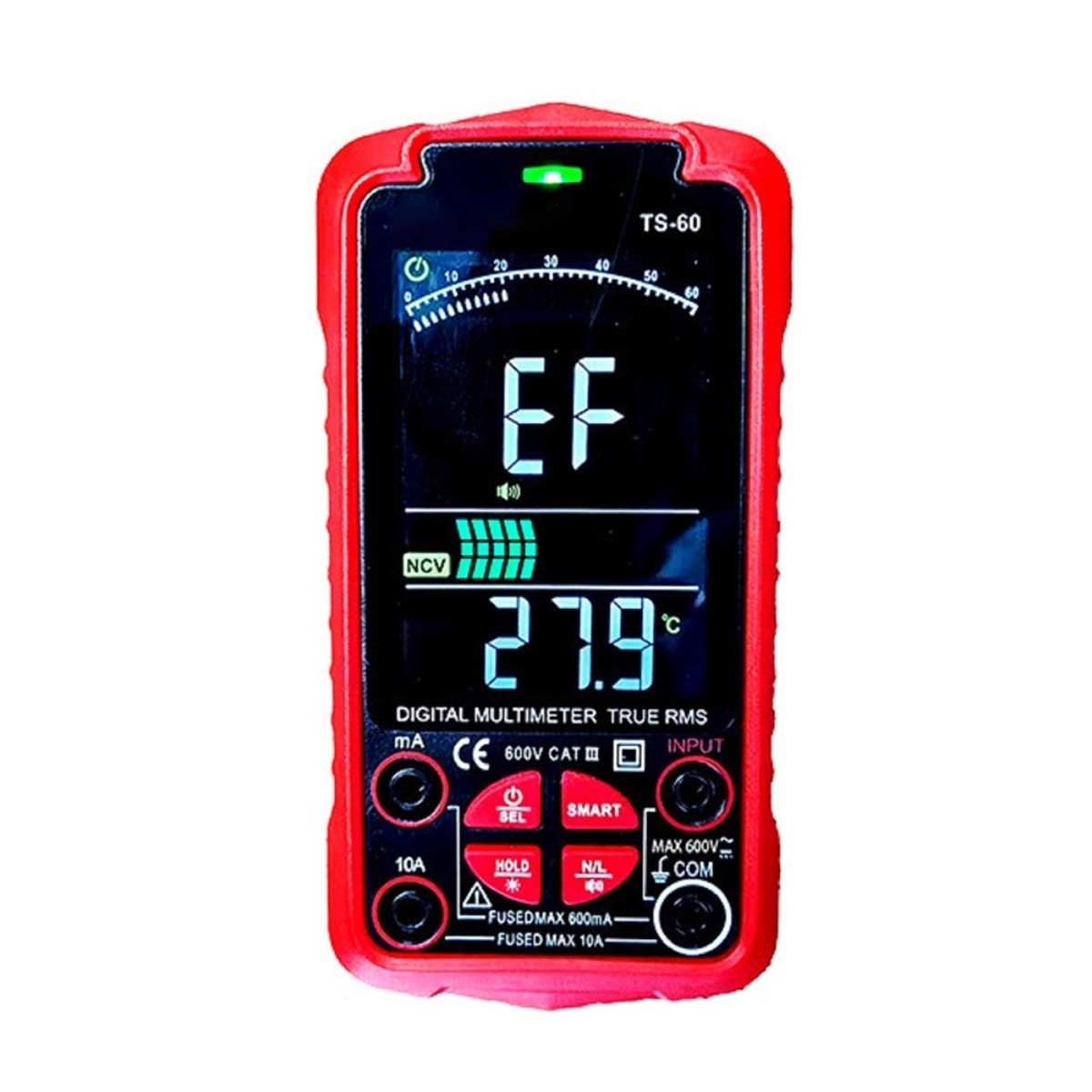 For Smart Digital Multimeter USB Rechargeable TRMS 6000 Counts ACDC Voltmeter