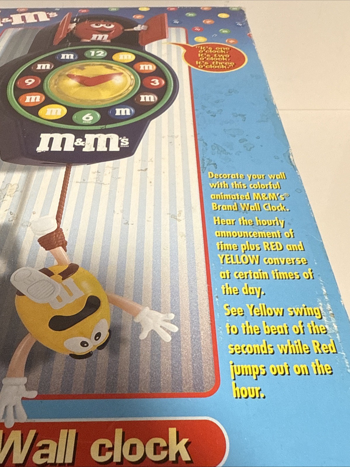 M&M Animated Pendulum Cuckoo Wall Clock/For Parts/Untested/Read