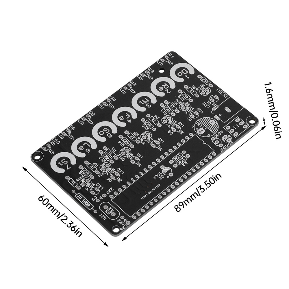 51 Microcontroller Stringless Optoelectronic Piano DIY Keyless Qin Welding Kits