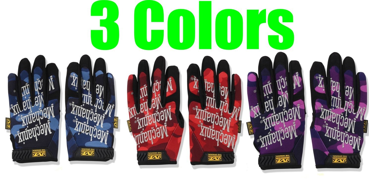 A BATHING APE Mechanix Wear Collaboration Work Gloves 2023 AW COLOR CAMO Bape
