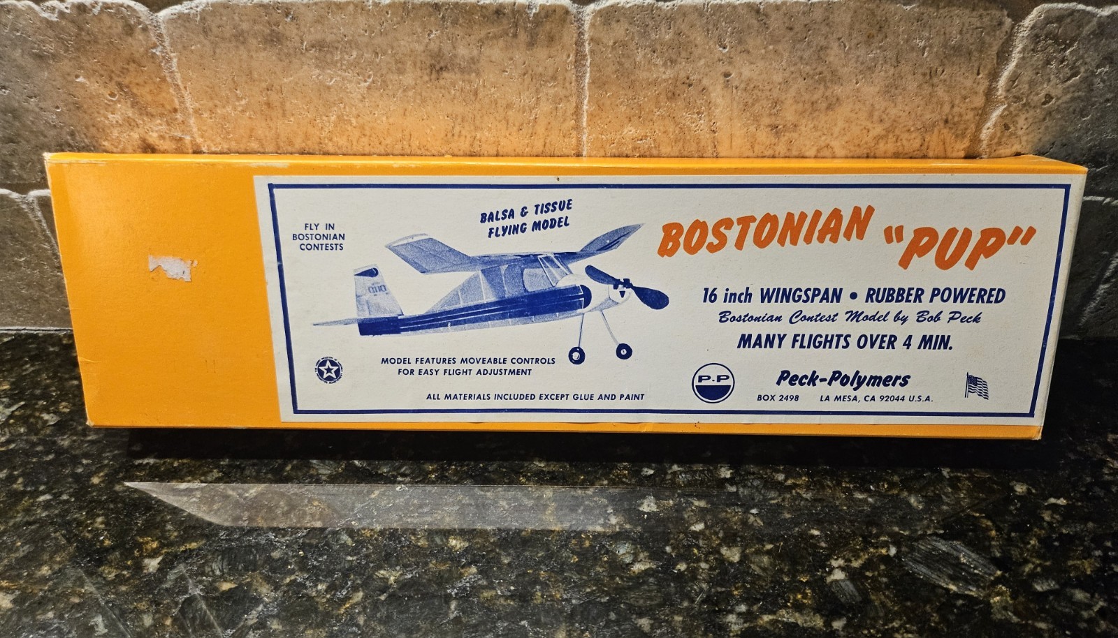 Vintage Peck-Polymers Bostonian "Pup" Stock# PP-30 - Open Box- read below