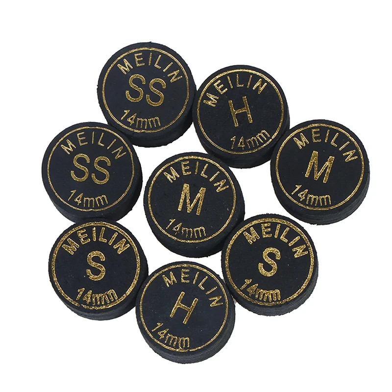 2 Pcs/lot 14mm Japanese Multi-Ply Heads Black Gold Professional Fancy Nine-Ball