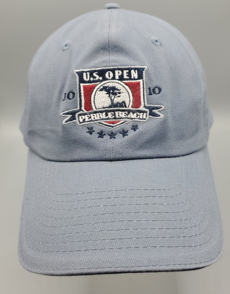 USGA Member US Open 2010 Pebble Beach Blue Gray Golf Baseball Dad Cap Hat