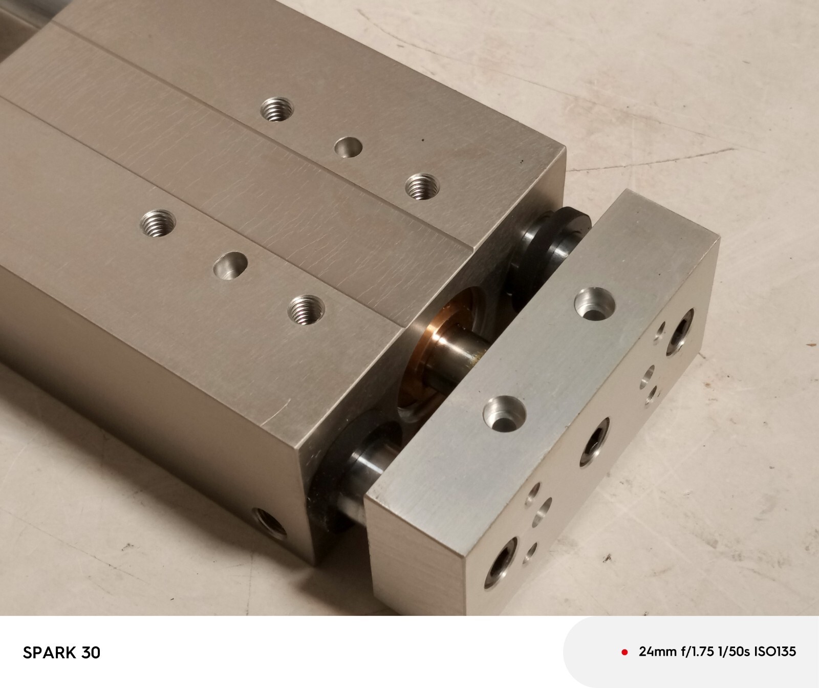 Fabco GB750-3.0-A-E Linear Slide, Interchangeable Block Style Thruster, 3" Str.