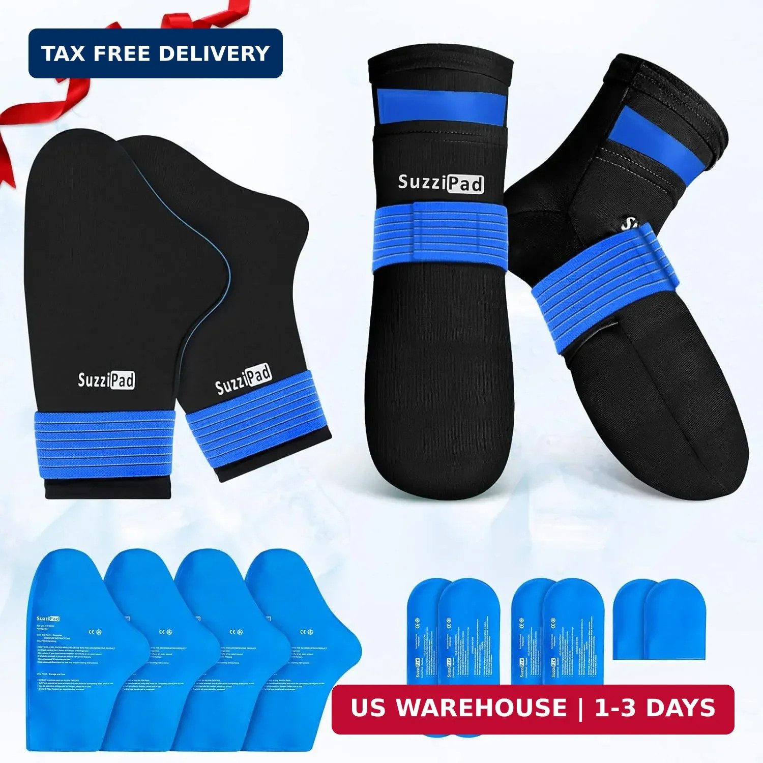 Cold Therapy Socks & Hand Ice Pack, Ice Gloves for Chemotherapy, Chemo Care Pack
