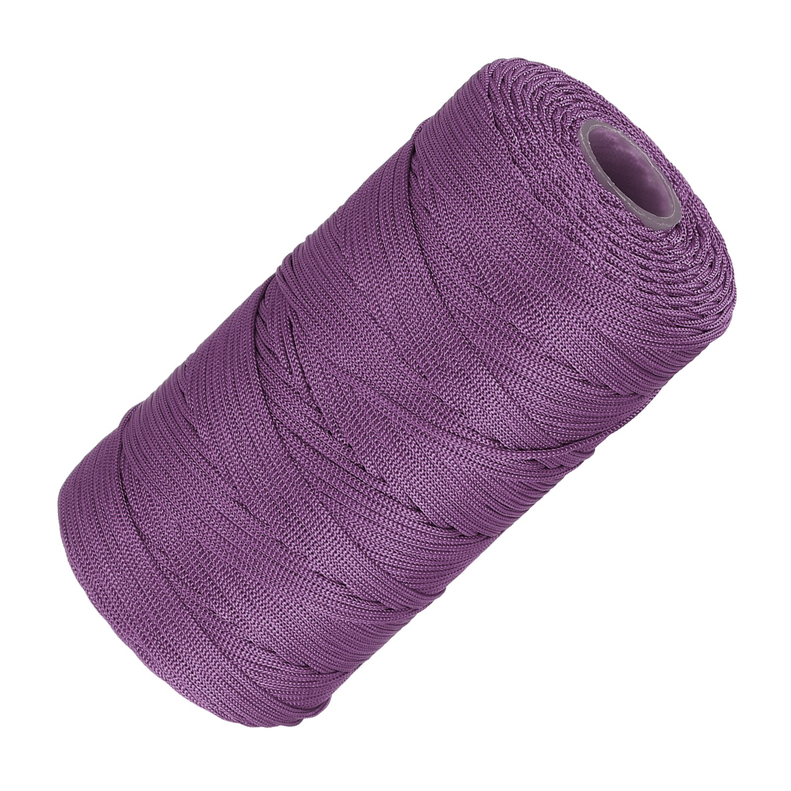 Nylon String Cord 1.5mm x 218Yard Macrame Rope Braided Thread Twine Dark Purple