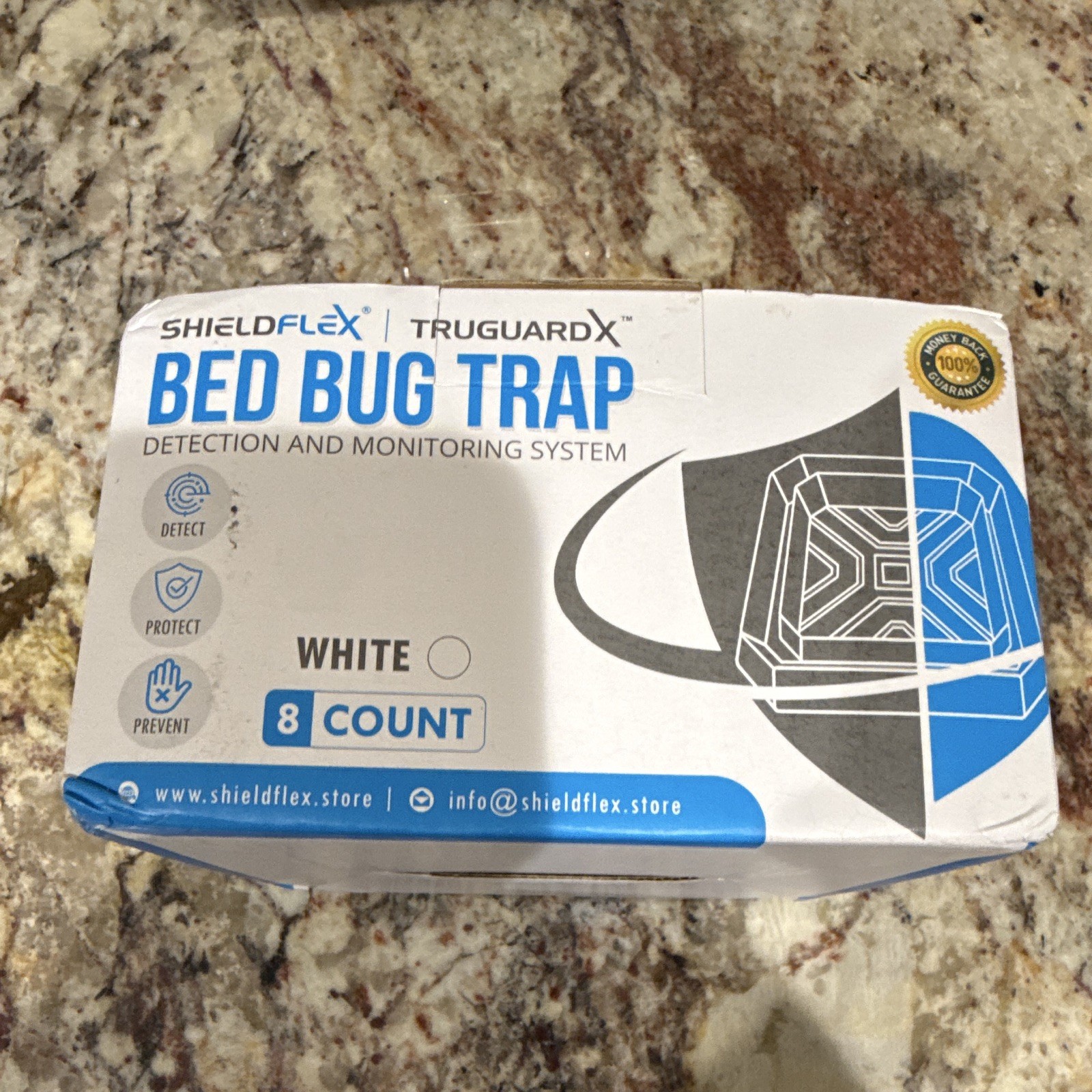 Bed Bug Trap - 8 Pack | TruGuard X Insect Interceptor Traps for Bed Legs