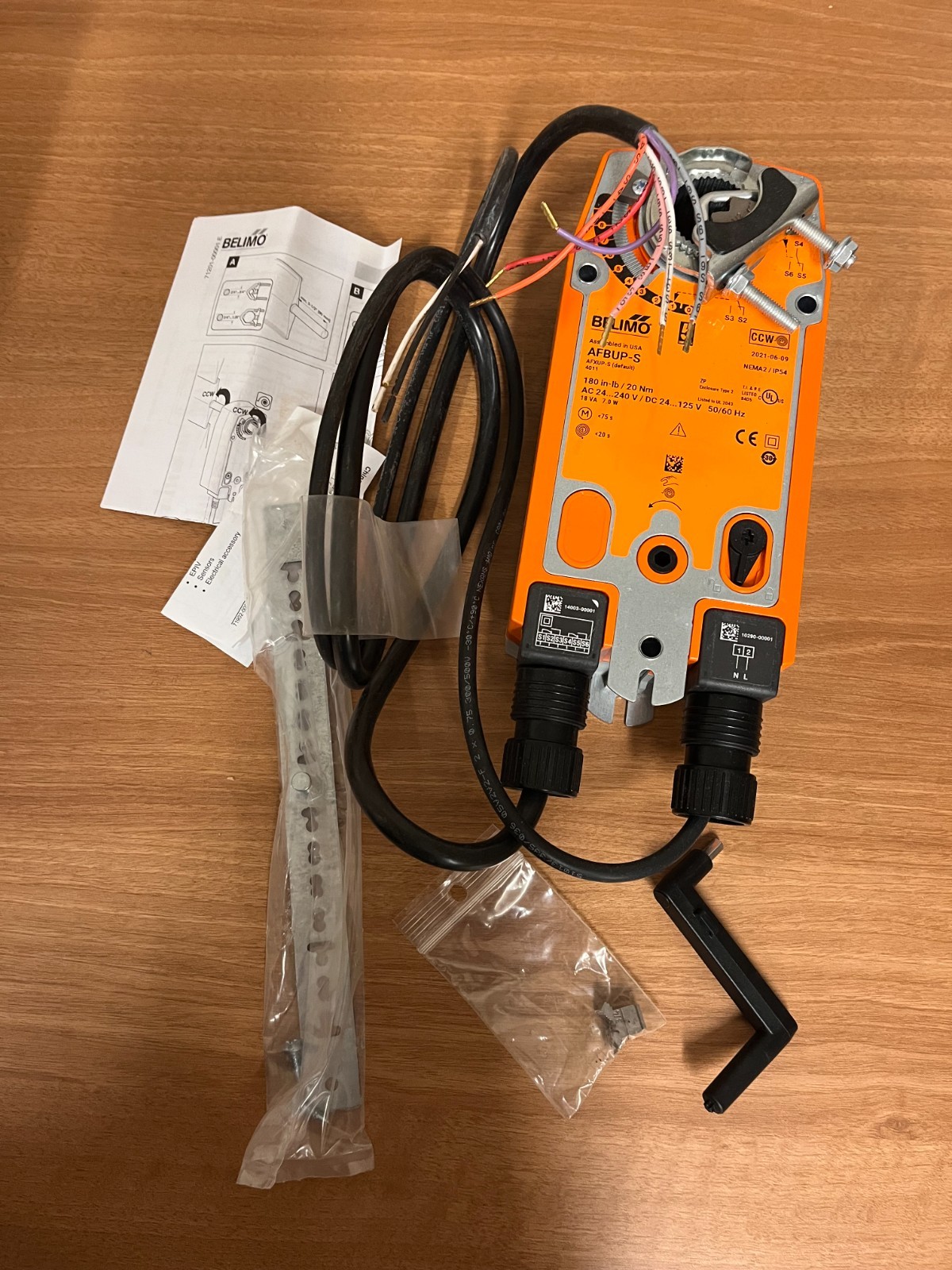 Belimo AFXUP-S Actuator Spring Return AC 24-240 V / DC 24-125 V