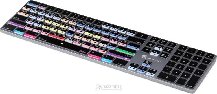 LogicKeyboard Titan Wireless Backlit Keyboard for Avid Media Composer - macOS