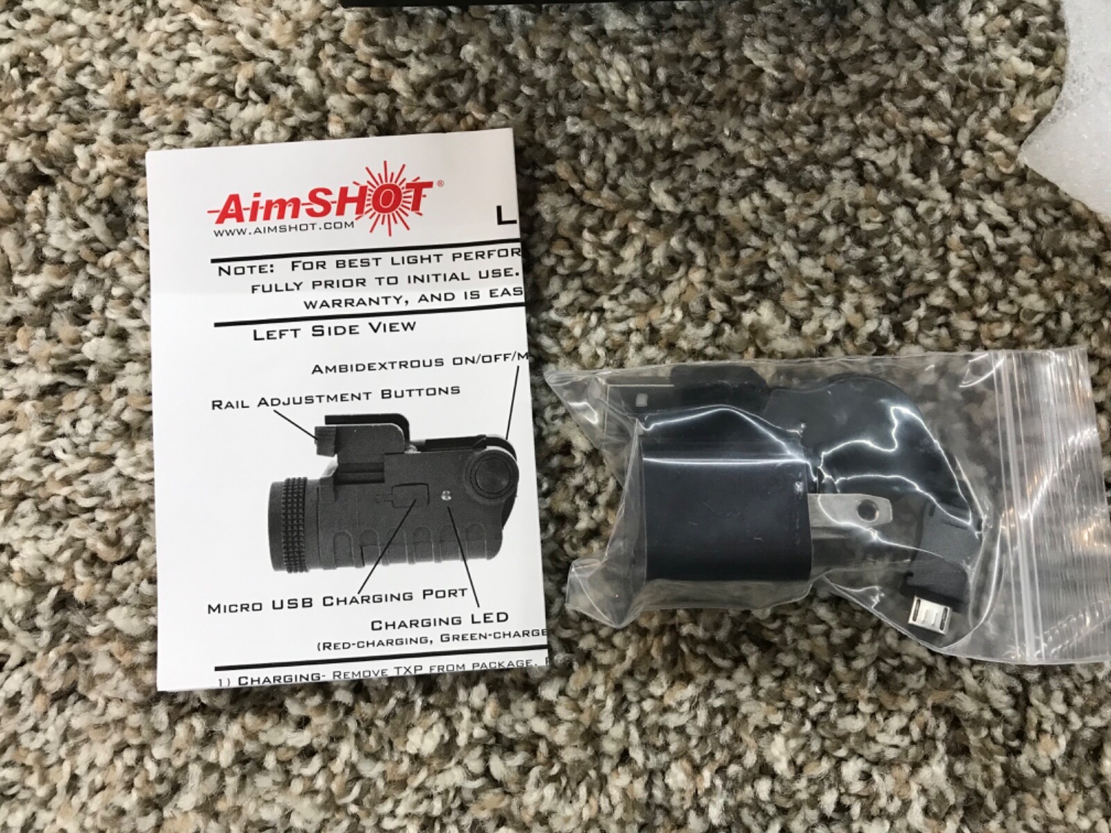 AimShot TXP Rechargeable Pistol LED Light
