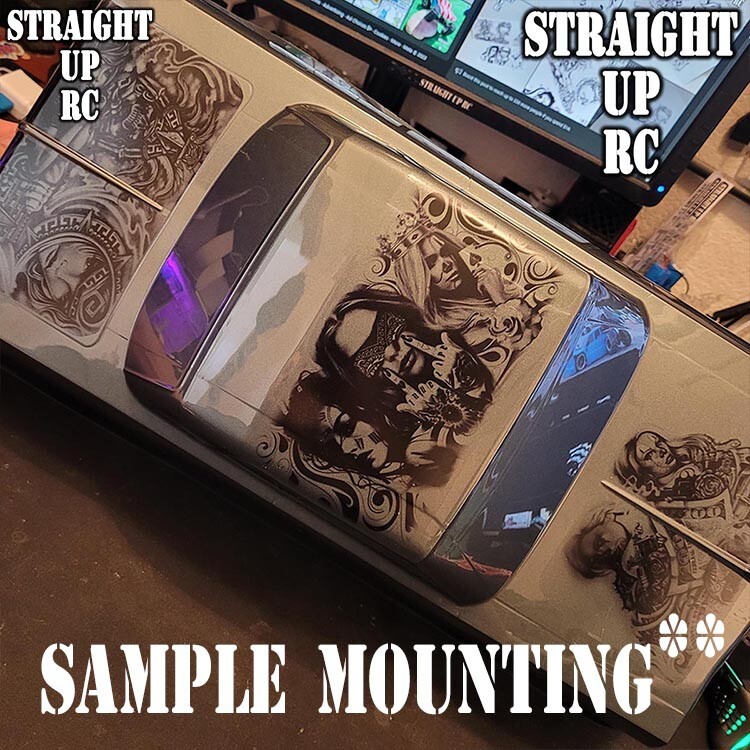 Custom Waterslide Decal - RC Lowrider "Airbrush Mural" Style "Sombrero Girl 2"