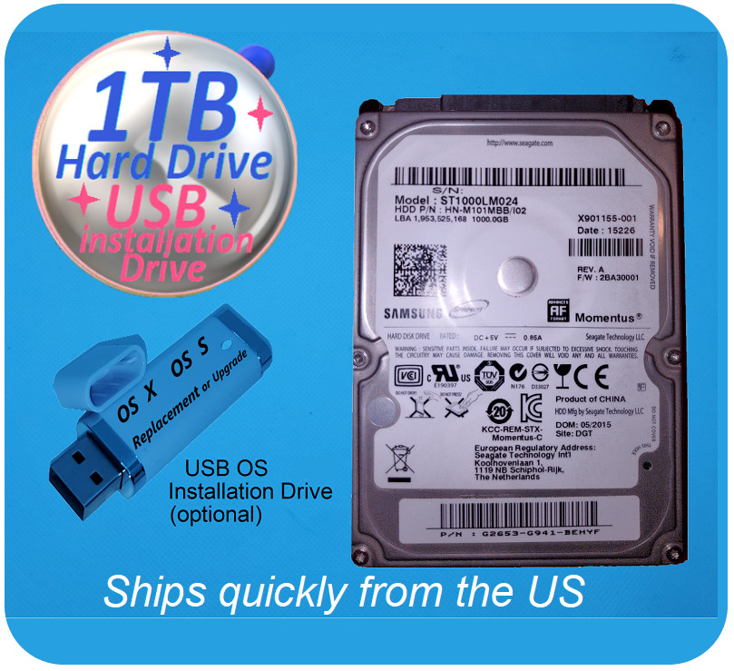 1TB Xbox One X S & 1540 HD  Internal Hard Drive OS Installation Drive option