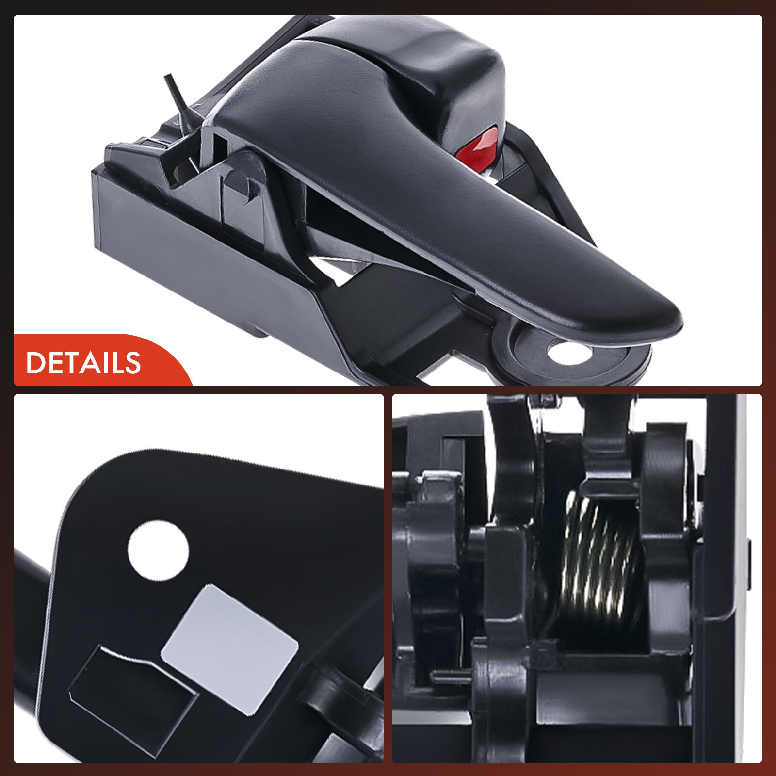 Front Driver Side Black Interior Door Handle for Toyota Solara 2004 2005-2008
