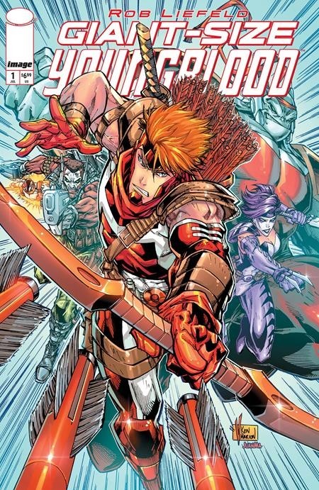 Giant Size Youngblood (One Shot) CVR C V Ken Marion VAR 7/22/26 Image