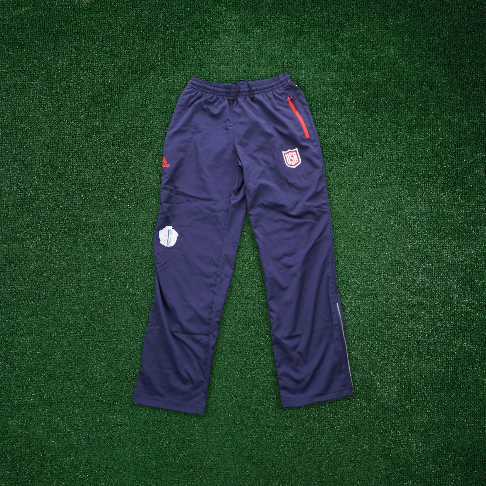 2016 World Cup of Hockey Adidas NHL Men's Modern Varsity (Navy) Woven Pants