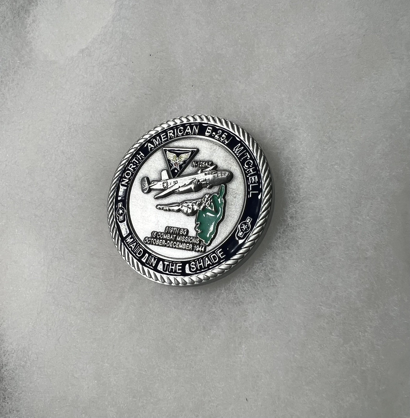EAA Oshkosh - B-25J Ghost Squadron Commemorative US Air Force Coin