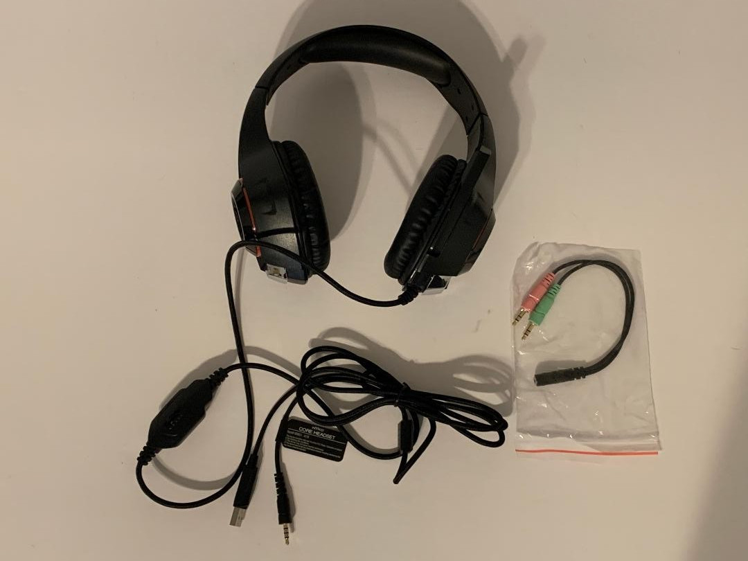 Nyko Core Headset Universal Wired Audio and Chat Headset Works
