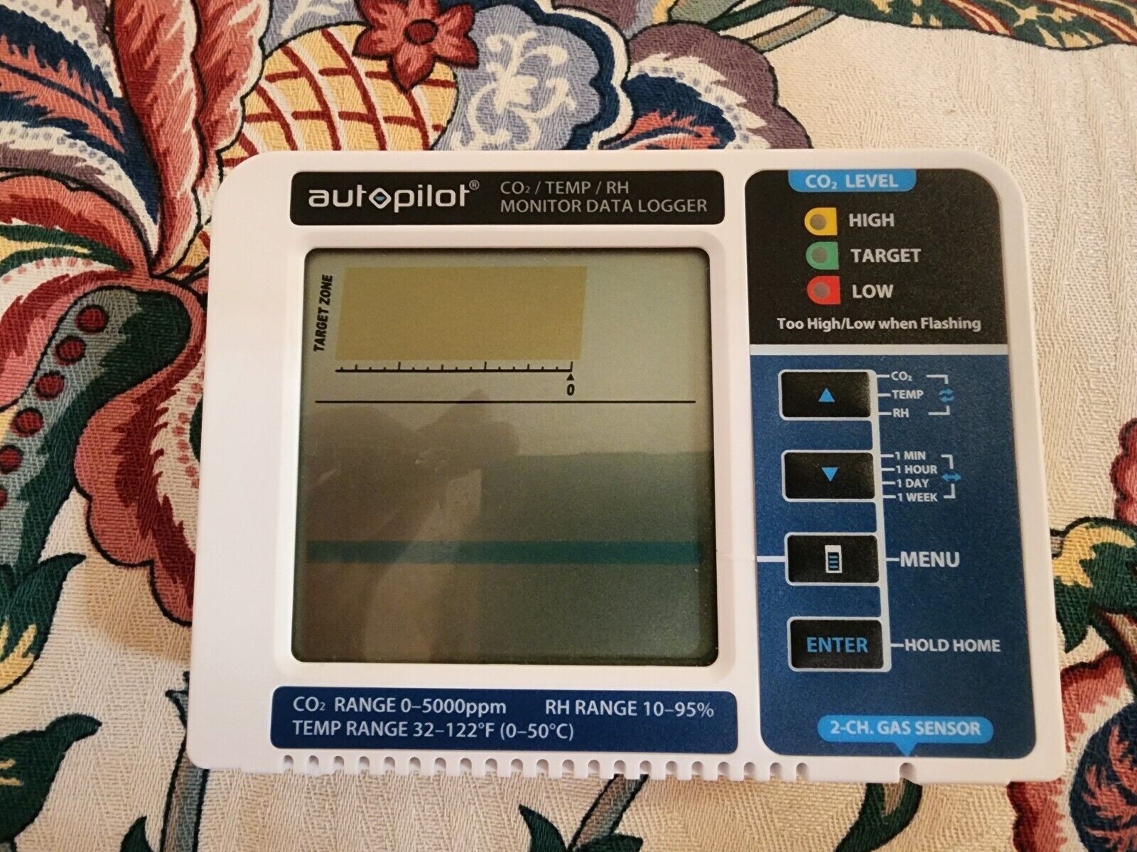 Autopilot APCEM2 Desktop CO2 Monitor Controller & Data Logger Carbon Dioxide