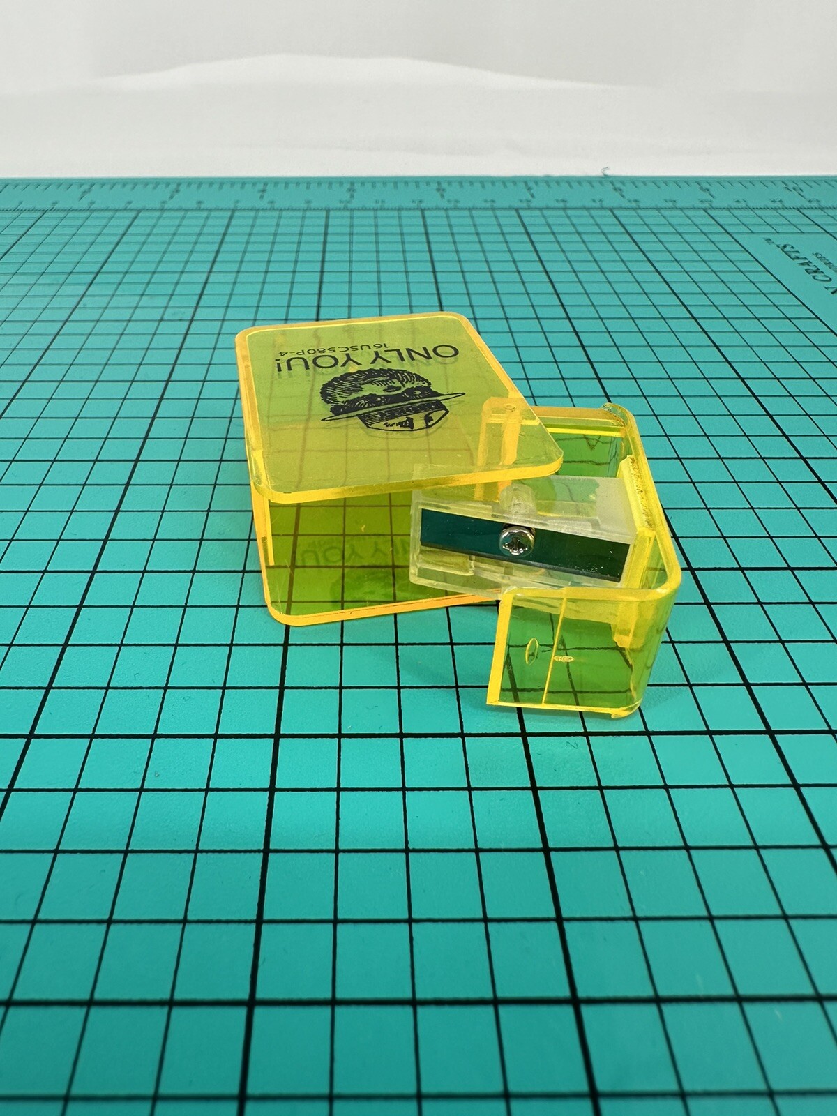 Smokey The Bear Pencil Sharpener Yellow