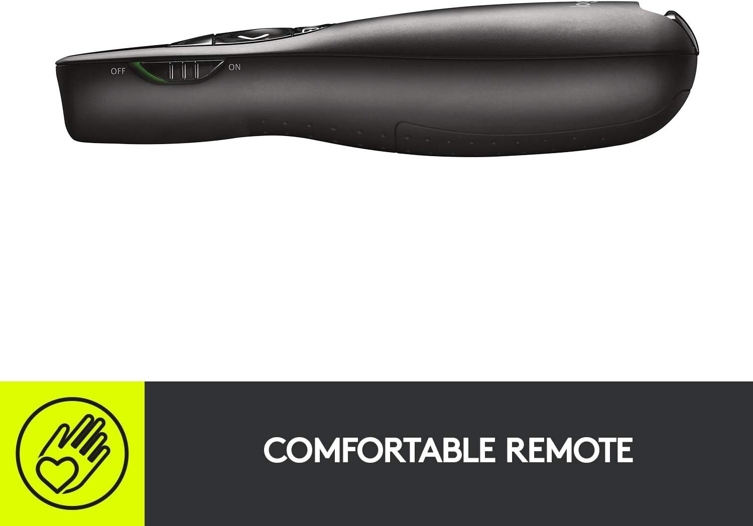 Wireless Presenter R400, USB-A PowerPoint Clicker with Laser Pointer, Wireles...
