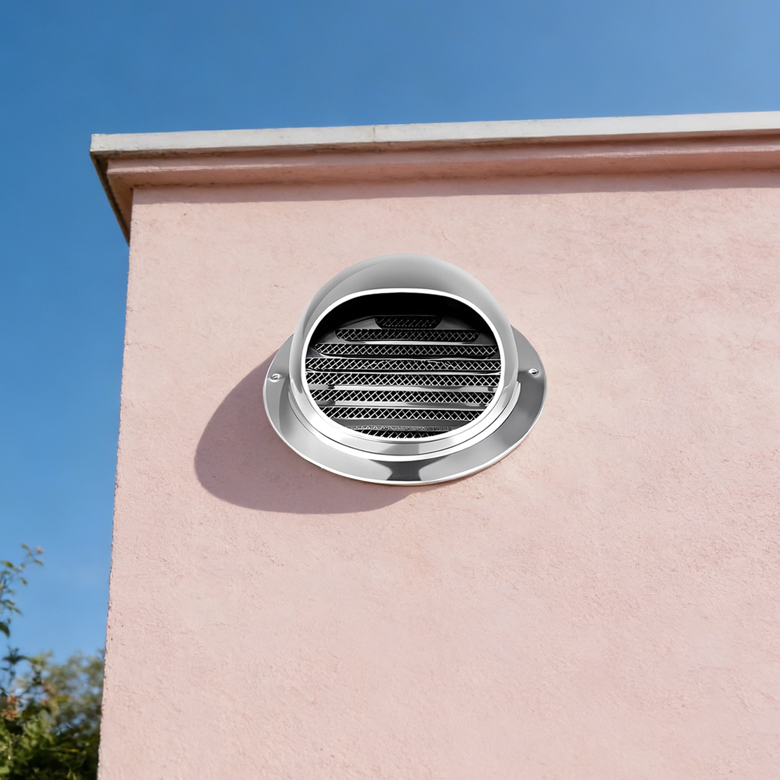 Stainless Steel Dryer Vent Cover Outdoor Vent Cover for Kitchen Bath House NEW