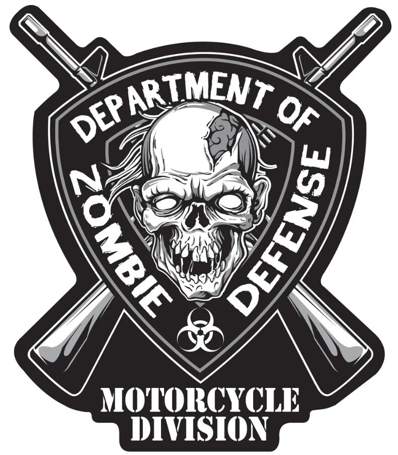 NEW LETHAL THREAT DEPARTMENT OF ZOMBIE DEFENSE EMBROIDERED PATCH 5"x6" LT30202