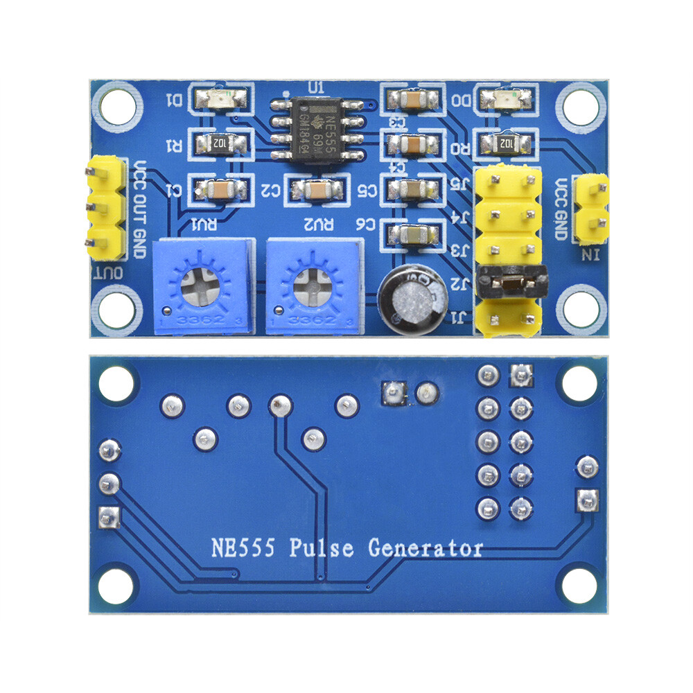 NE555 Duty Ratio Adjustable Pulse Generator Adjustable Small Signal Generator