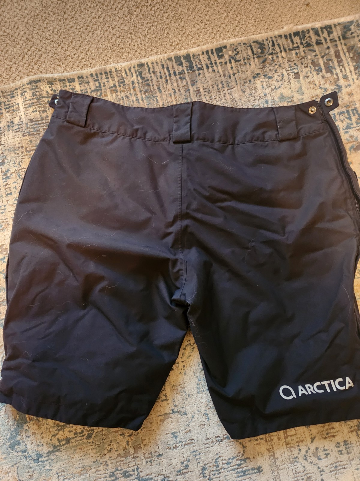 Arctica Race Training Shorts Adult XL Black Zippered Pockets