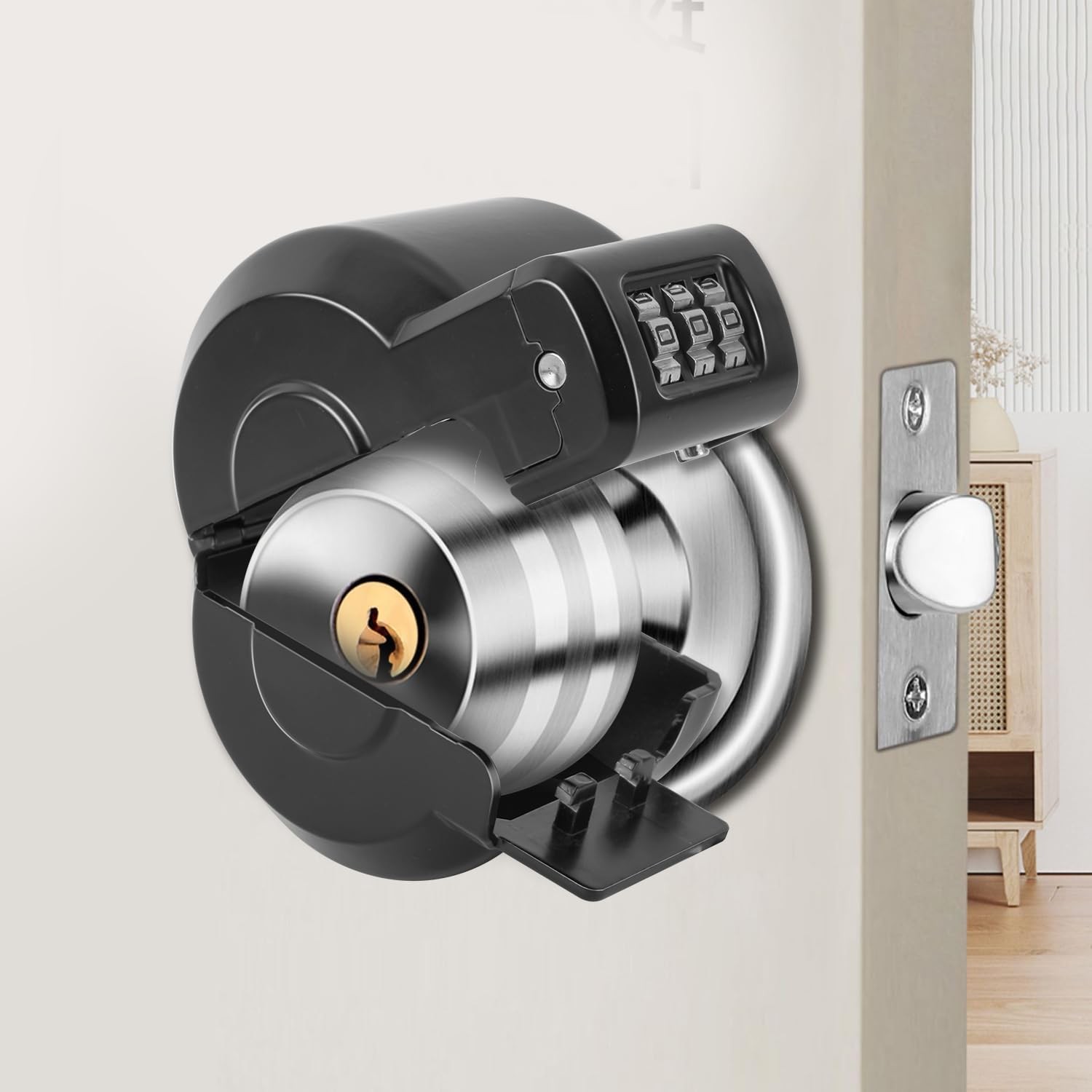 Door Knob Lock Combination Out Device Cover to The Doorknob/Faucet/Water Valve