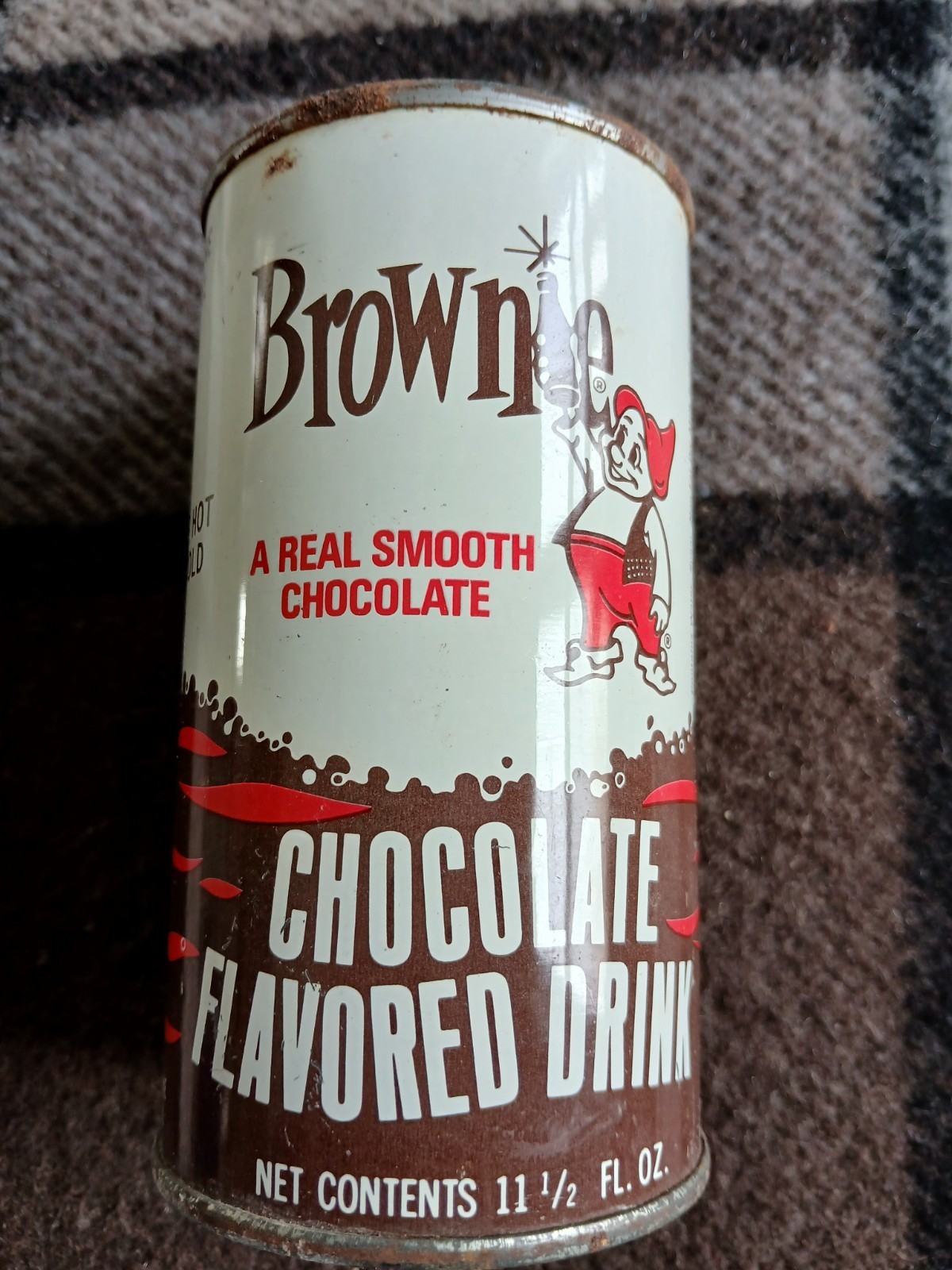 Brownie Chocolate Flavored Drink pull top 11.5 oz soda pop can Doraville Georgia