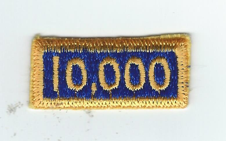 1970s-80s  MILITARY AIRLIFT COMMAND 10,000 HOUR patch