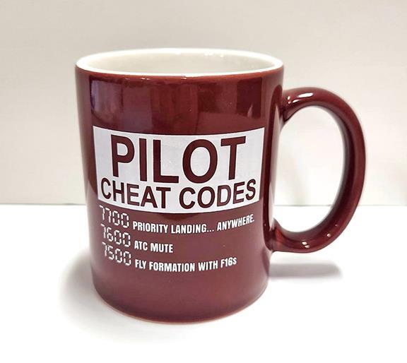 Coffee Mug - Pilot "Cheat Codes"