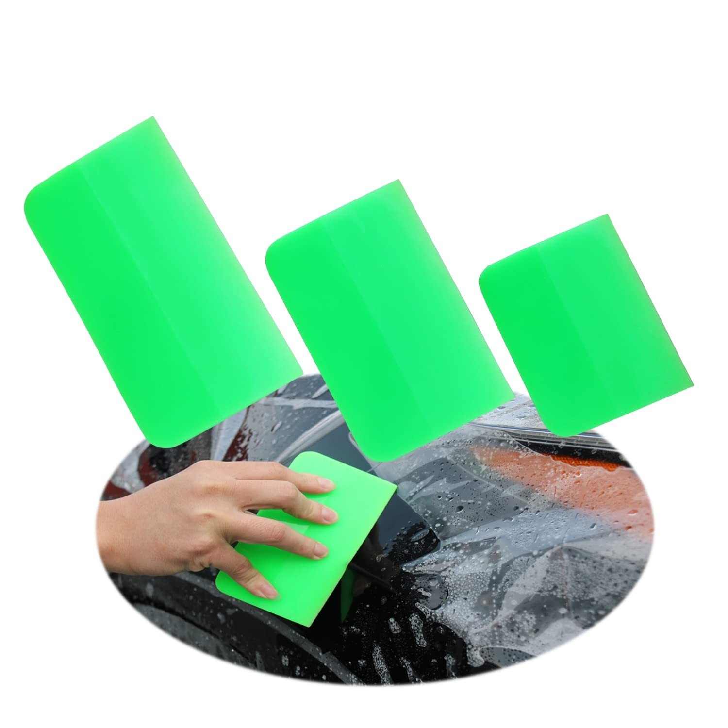 Green PPF Squeegee, Large Size Squeegee is More conducive to The Installation...