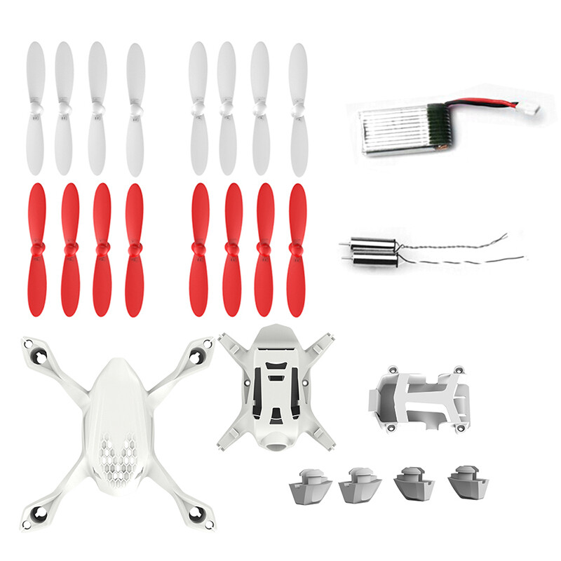 Hubsan X4 H107D Drone Ultimate Value Crash Pack H107D-A07 Battery Motors Blades