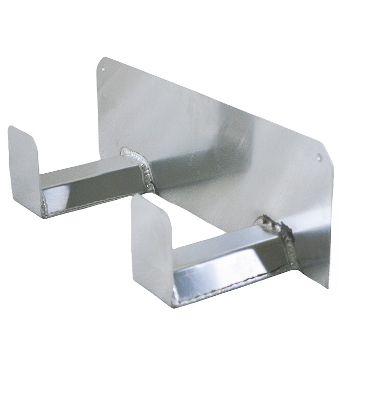 Aluminum Dual Helmet Rack Hanging Organizer Enclosed Trailer Organizer