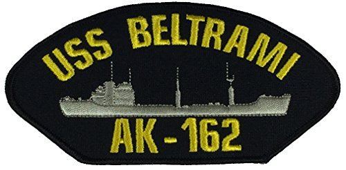USS BELTRAMI AK-162 PATCH ALAMOSA CLASS CARGO SHIP WWII KOREA