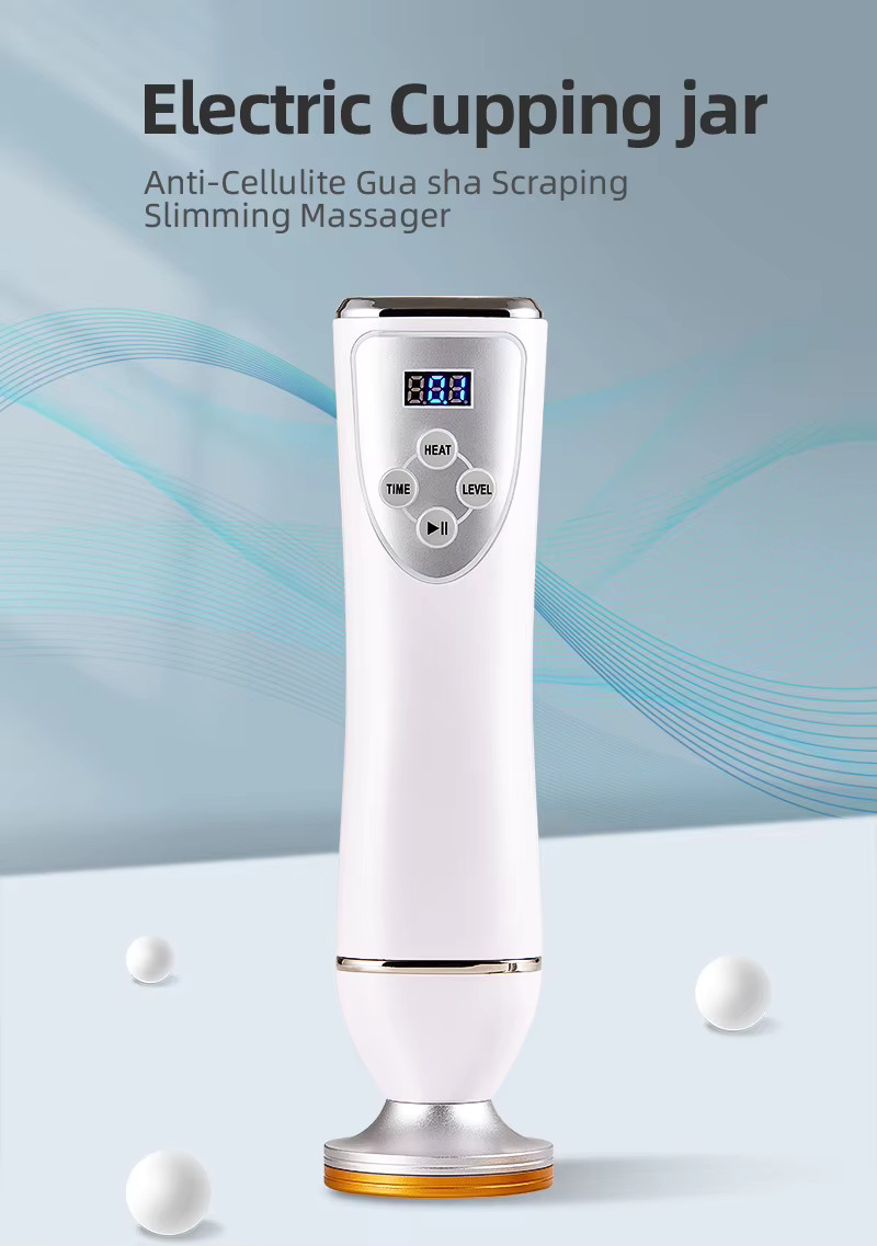 Electric Cupping jar Anti-cellulite Gua sha ScrapingSlimming Massager