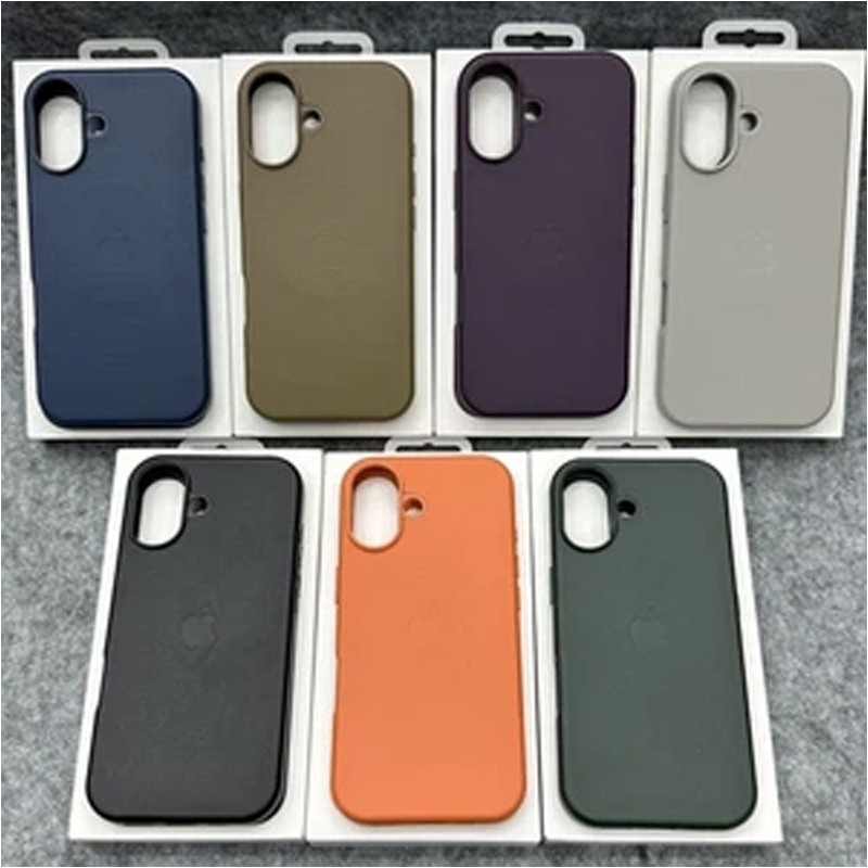 For iPhone 17 (6.3") Original‌ Leather Case Magnetic Phone Case Magsafe Cover