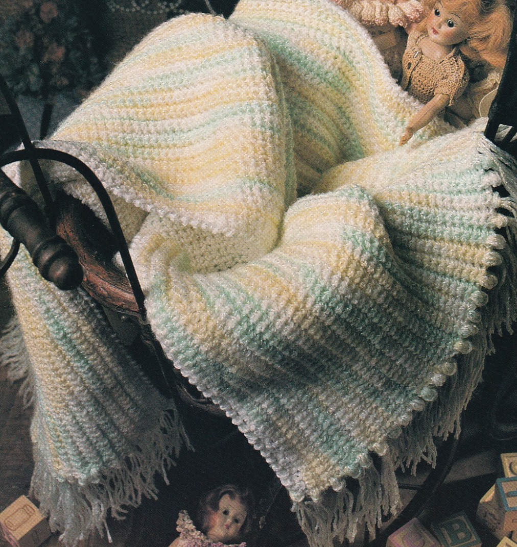 Crochet Afghan Pattern TURN OF THE CENTURY COVERLET Instructions Annie's Club