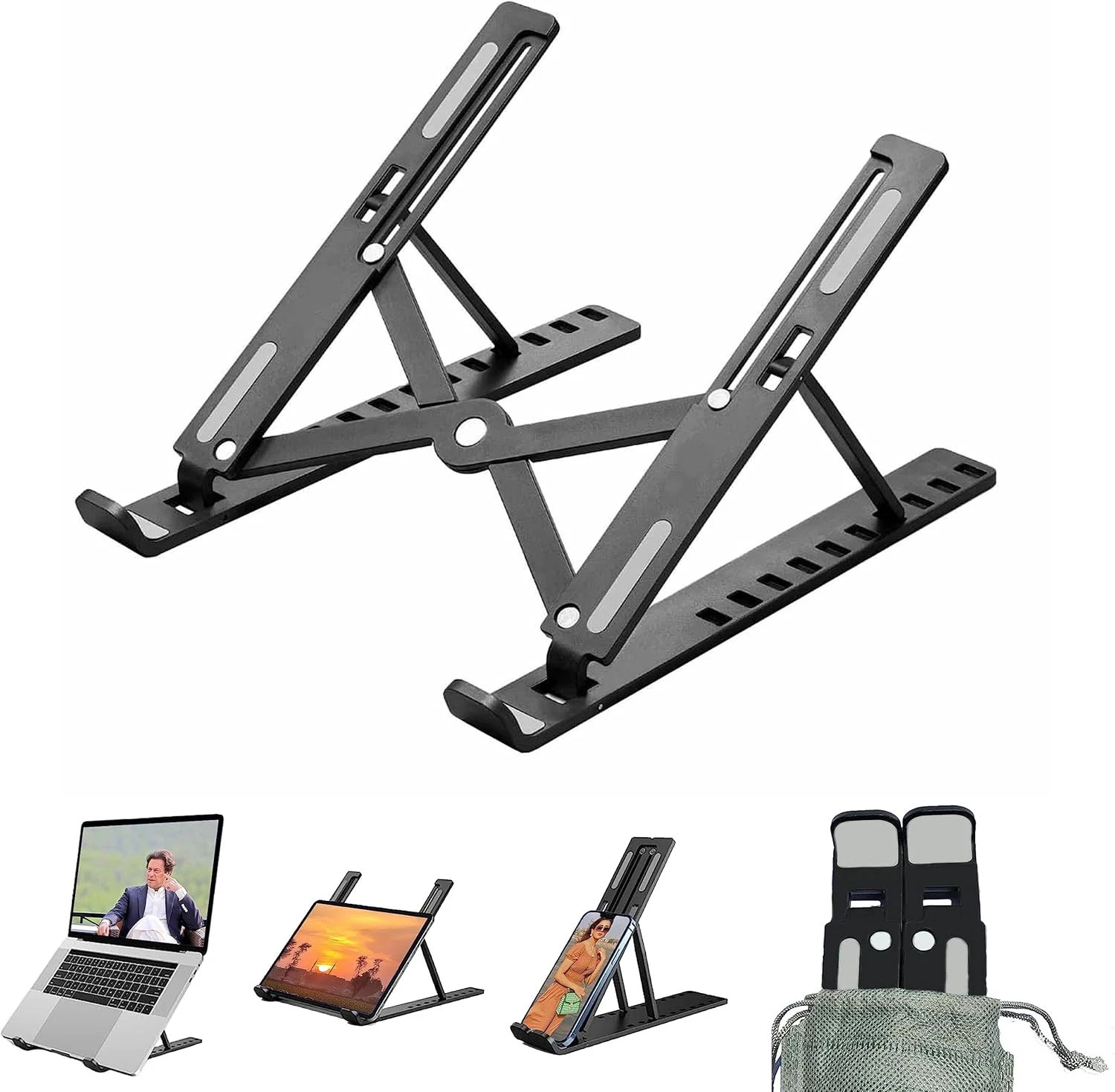 NEW Universal Foldable Laptop Stand Portable Foldable Holder Adjustable Bracket