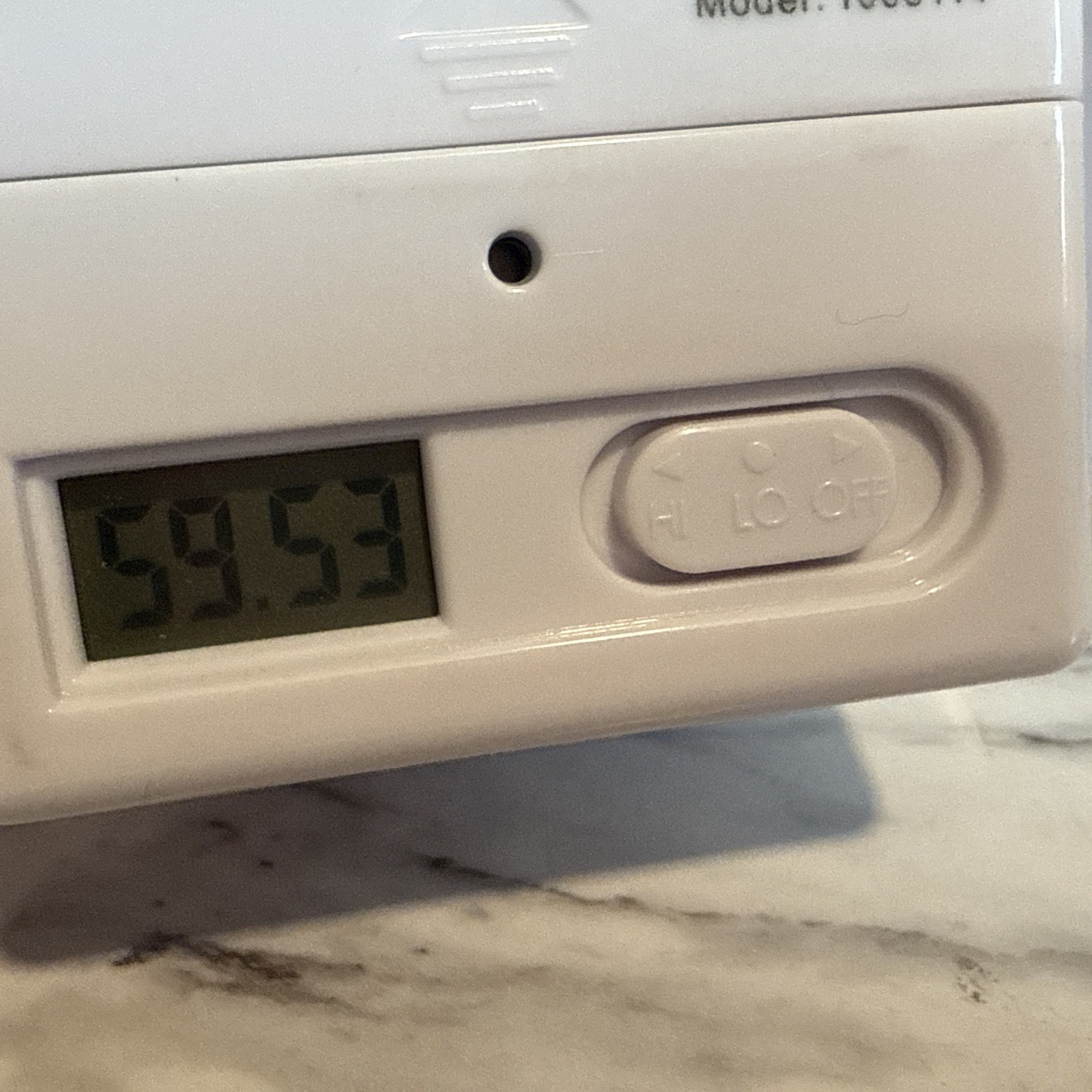 Sharper Image Digital Timer Two Piece Timer Cubes Flip to Desired Time 2 Cubes