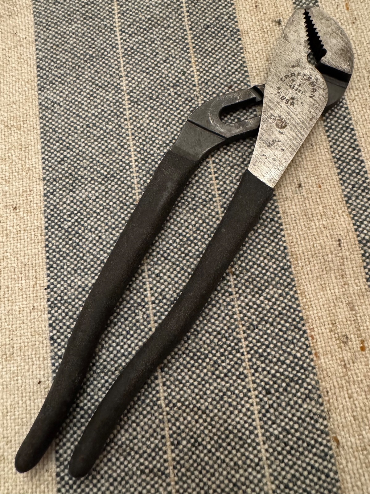 Craftsman 45381 WF 9-1/2” Arc Joint Pliers USA Made Vintage