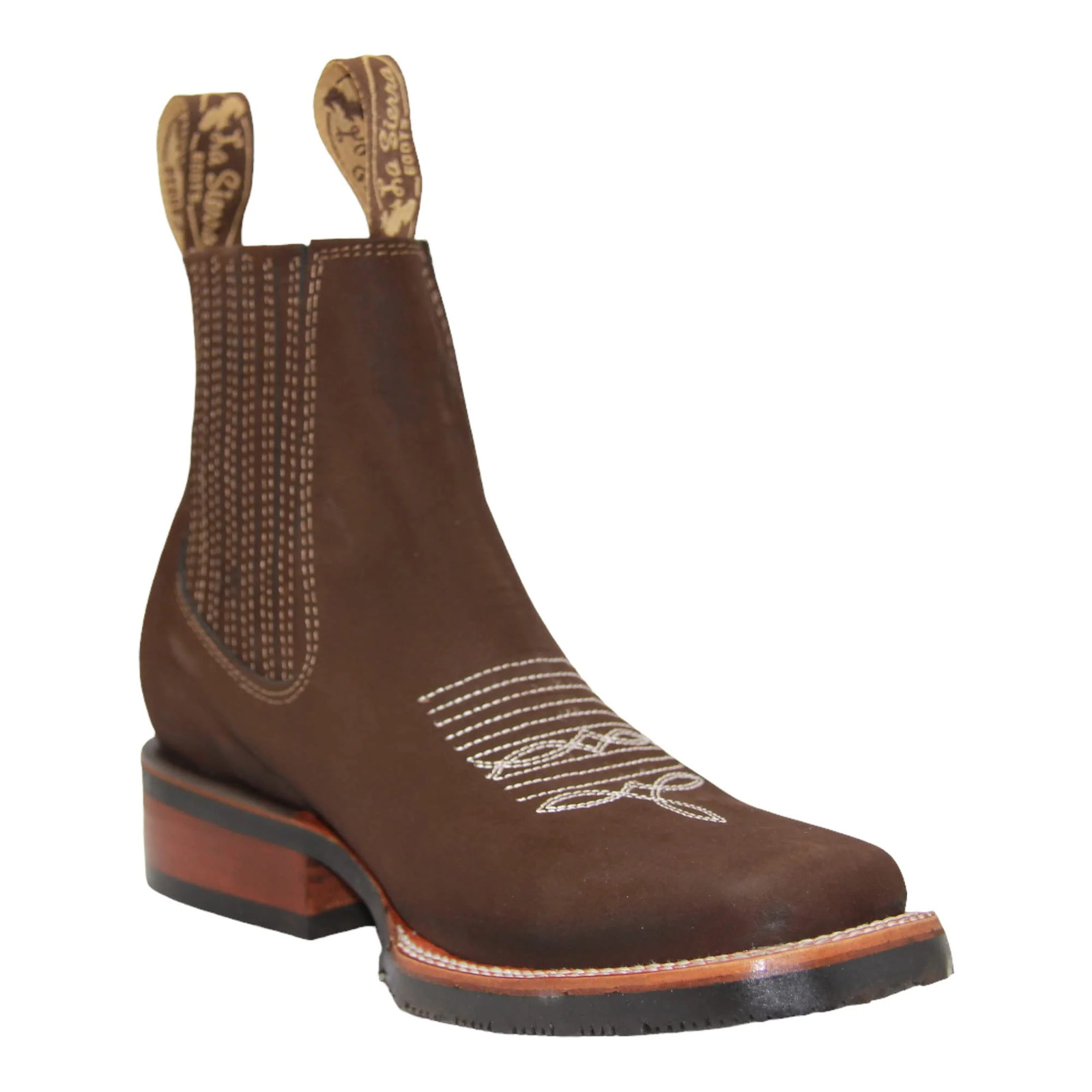 The Western Shops Men's Genuine Leather Short Ankle Boot