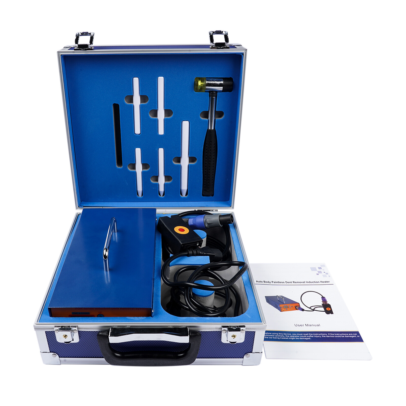 1380W PDR Induction Heater Machine Hot Box Car Paintless Dent Repair Tool Kit