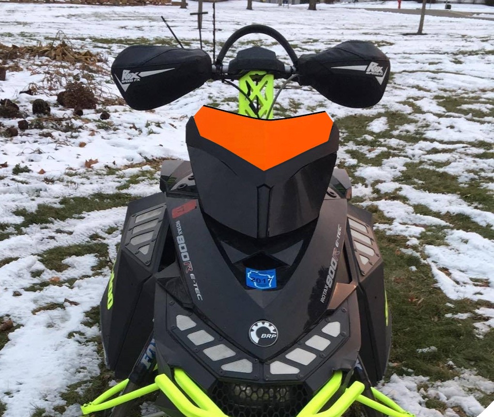 Ultra Low Orange Windshield Fits Ski-Doo XP ~ 213 Parts