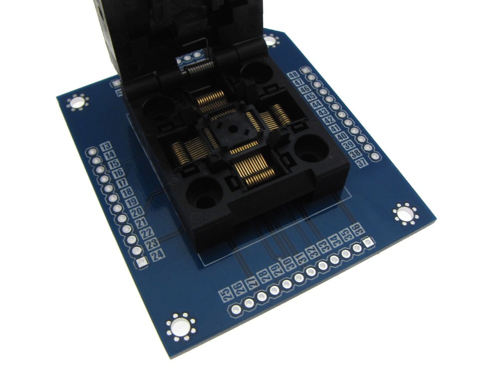 QFP48 TQFP48 LQFP48 to DIP48 Programming Adapter Socket 0.5MM Pitch