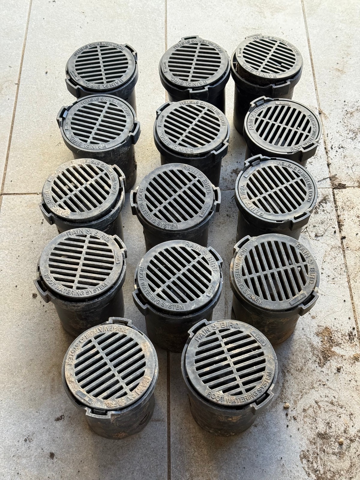 Rain Bird Root Watering Bubblers - Set of 14, used