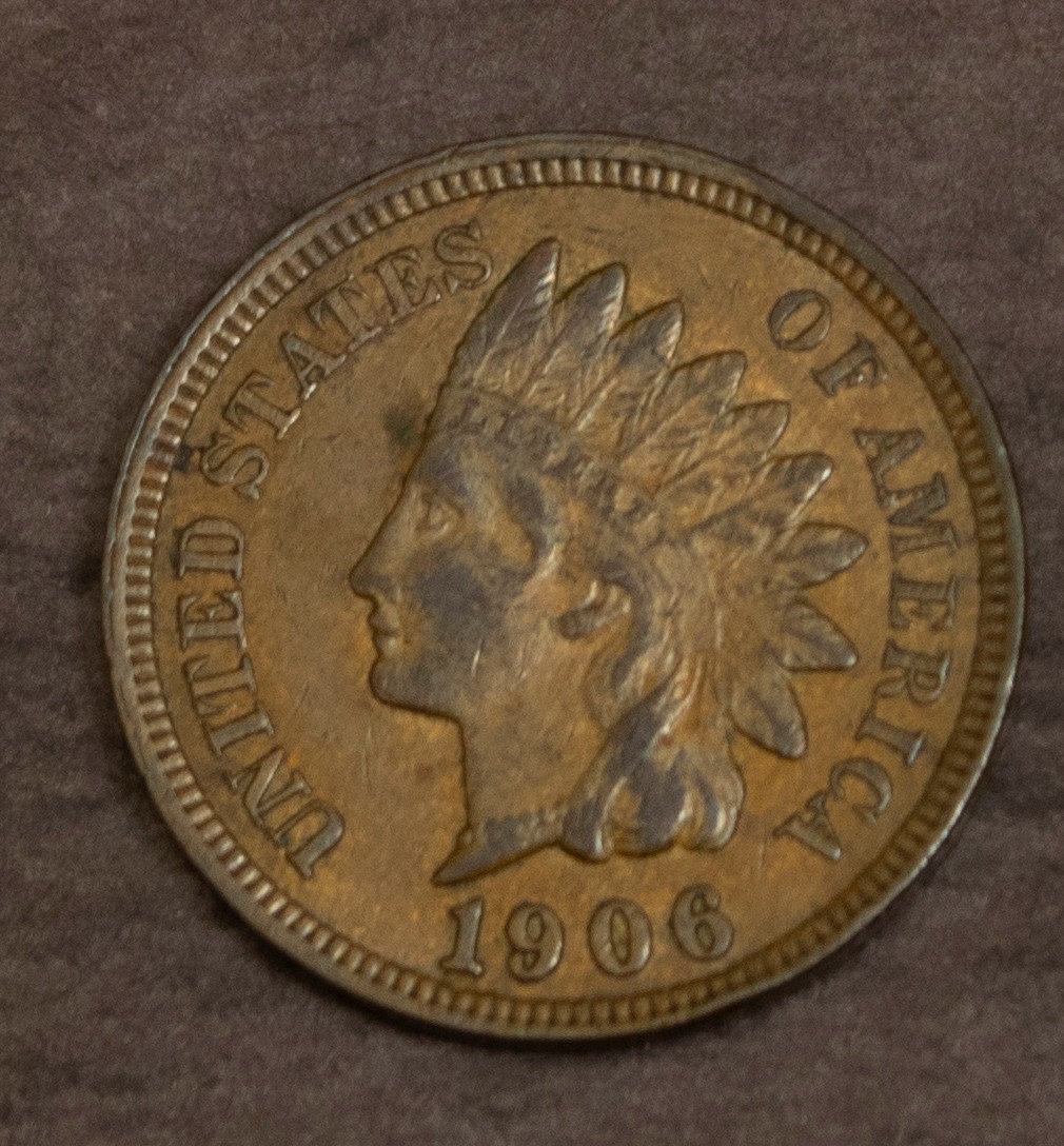 1906 Indian Cent Choice XF..........Lot F 1090