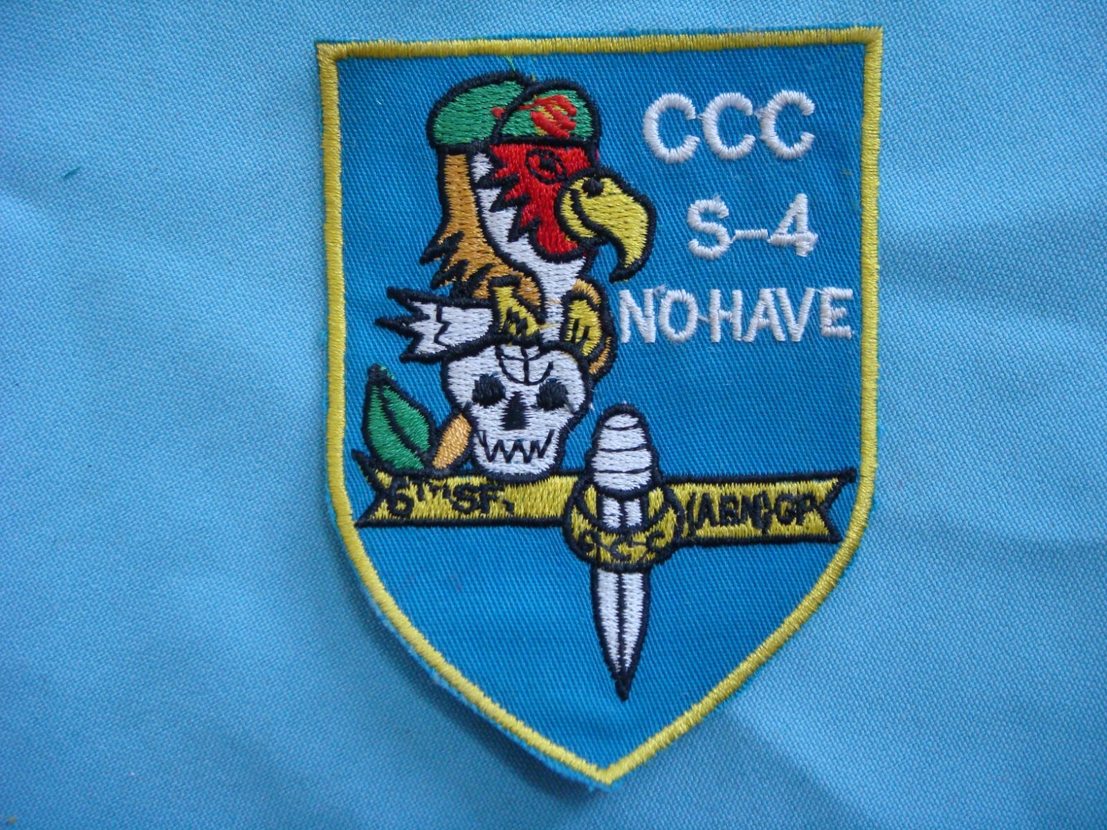 VIETNAM WAR SUBDUED PATCH, ARVN RANGER BREAST QUALIFICATION