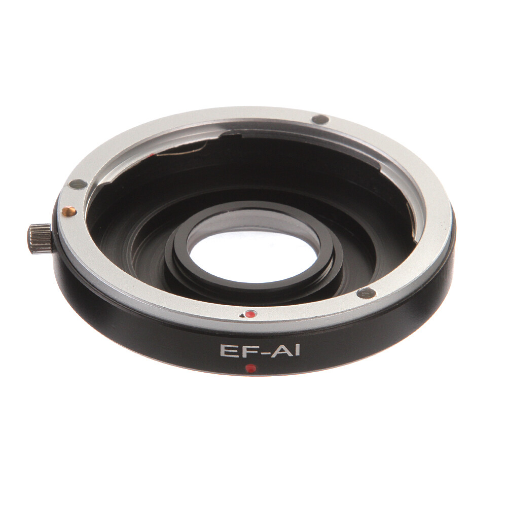 For Canon EF EF-S Lens to Nikon F AI Mount Camera Adapter Infinity focus w Glass